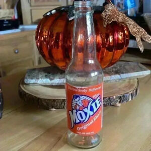 Vintage moxie bottle.